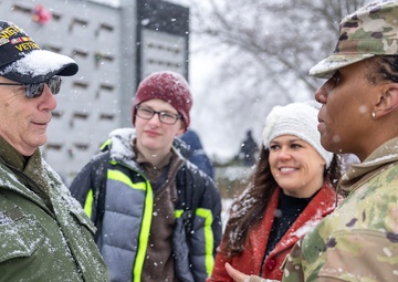 Army, Indy community honor veterans with wreath laying tradition
