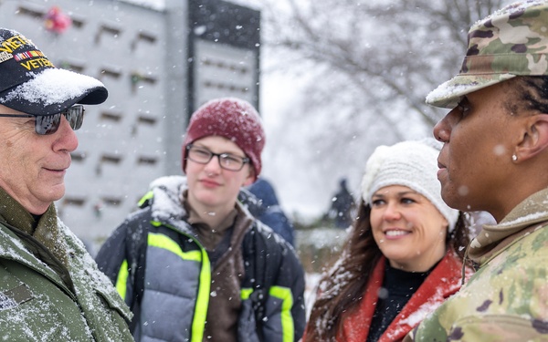 Army, Indy community honor veterans with wreath laying tradition
