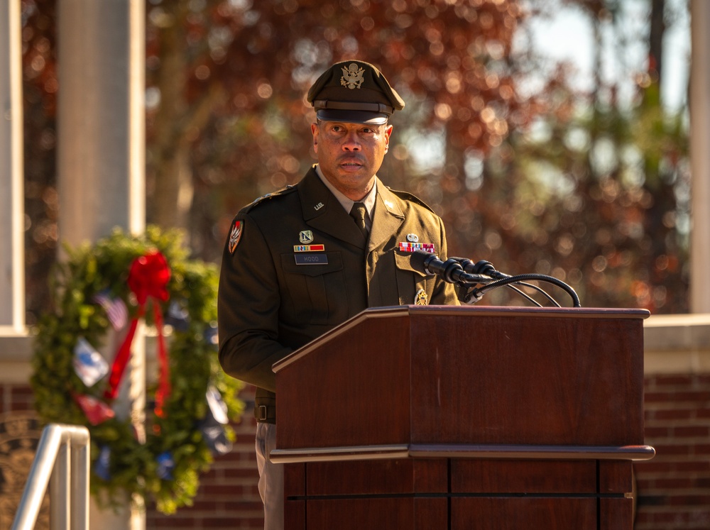Wreaths Across America ceremony at Fort Jackson