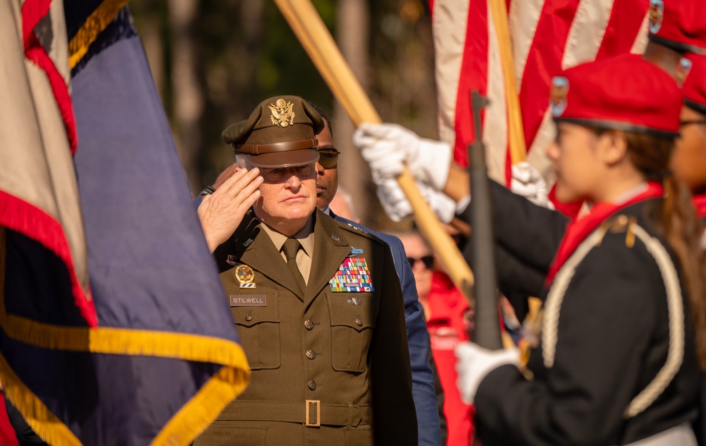 Wreaths Across America ceremony at Fort Jackson
