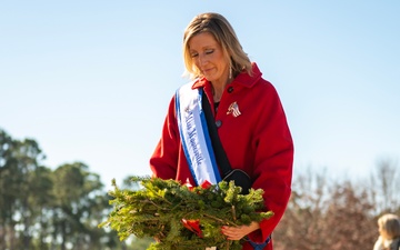 Wreaths Across America ceremony at Fort Jackson