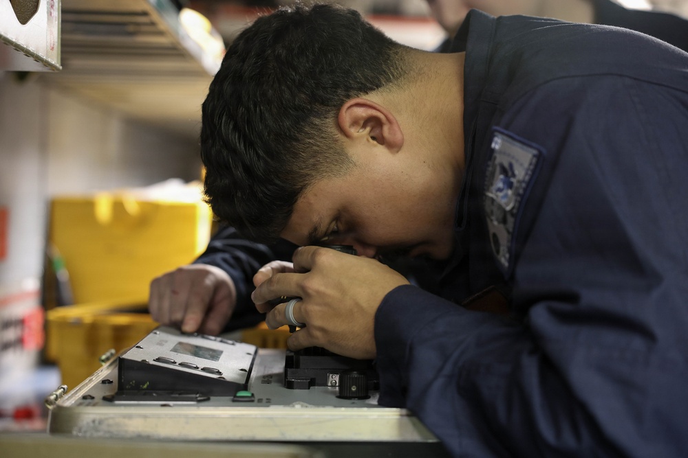 USS Abraham Lincoln conducts routine operations.