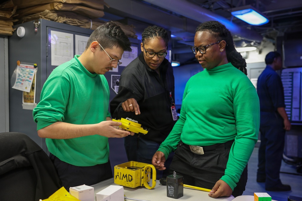 USS Abraham Lincoln conducts routine operations.