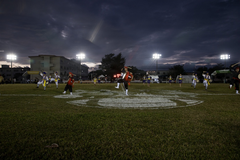 Army-Navy Flag football, Camp Shields, Okinawa, Japan