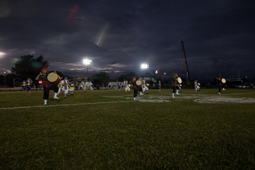 Army-Navy Flag football, Camp Shields, Okinawa, Japan