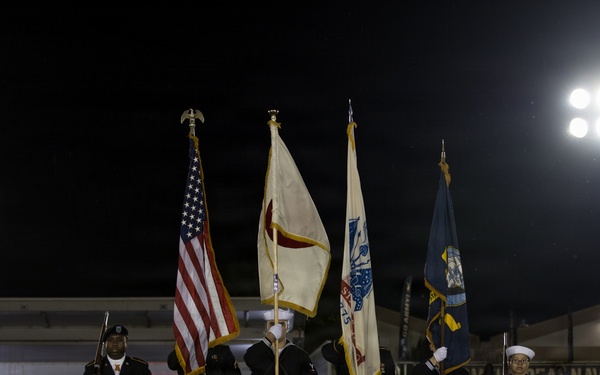 Army-Navy Flag football, Camp Shields, Okinawa, Japan