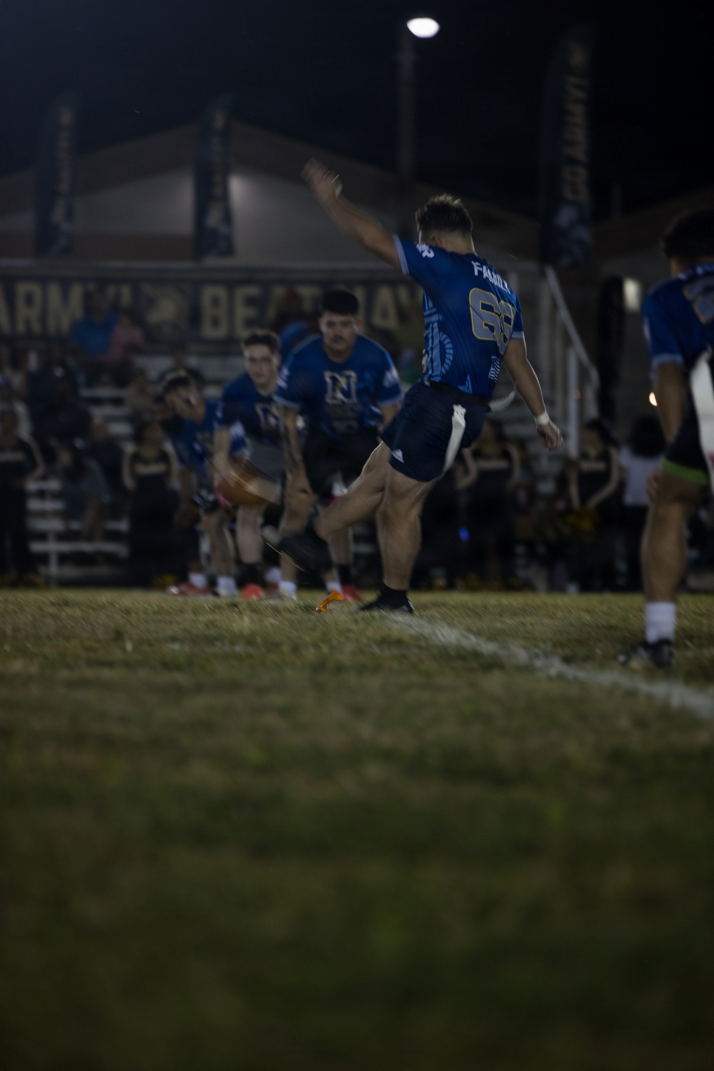 Army-Navy Flag football, Camp Shields, Okinawa, Japan