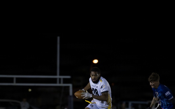 Army-Navy Flag football, Camp Shields, Okinawa, Japan