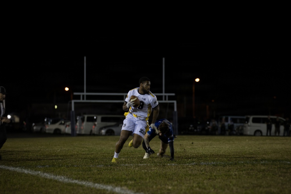 Army-Navy Flag football, Camp Shields, Okinawa, Japan