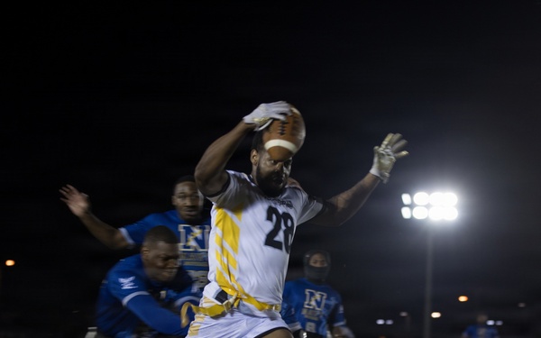 Army-Navy Flag football, Camp Shields, Okinawa, Japan