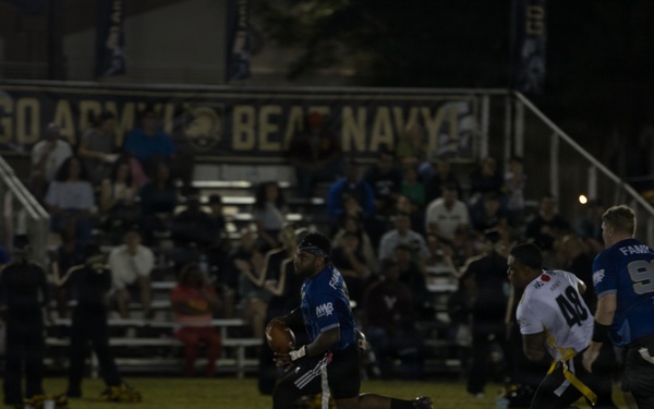 Army-Navy Flag football, Camp Shields, Okinawa, Japan