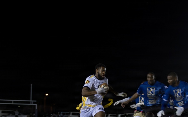 Army-Navy Flag football, Camp Shields, Okinawa, Japan