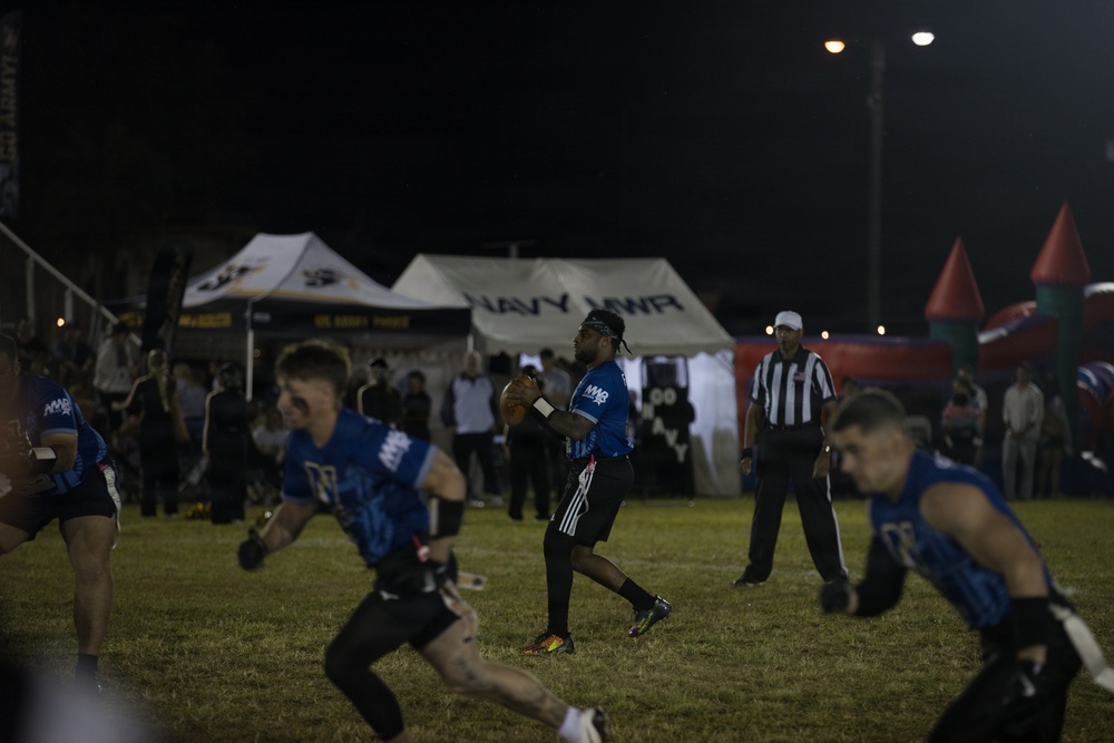 Army-Navy Flag football, Camp Shields, Okinawa, Japan