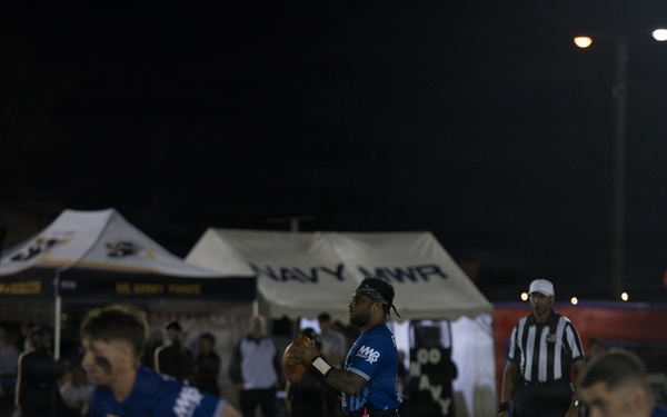 Army-Navy Flag football, Camp Shields, Okinawa, Japan
