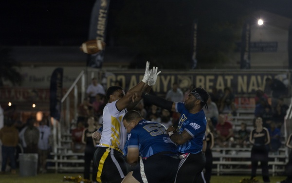 Army-Navy Flag football, Camp Shields, Okinawa, Japan