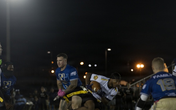 Army-Navy Flag football, Camp Shields, Okinawa, Japan