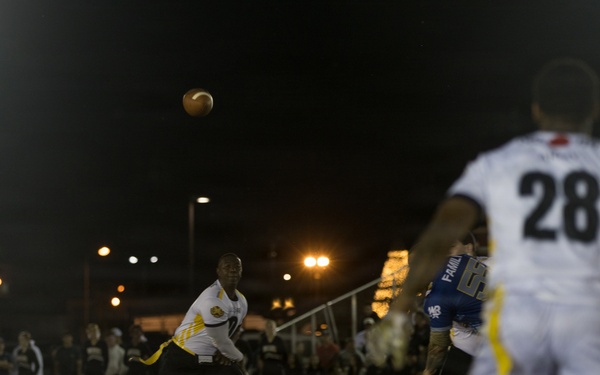 Army-Navy Flag football, Camp Shields, Okinawa, Japan
