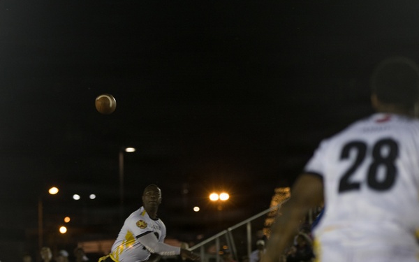 Army-Navy Flag football, Camp Shields, Okinawa, Japan