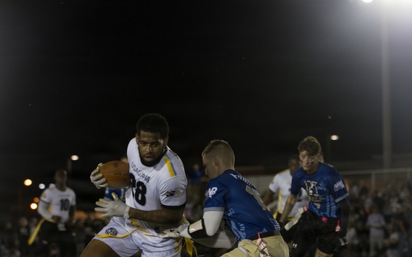 Army-Navy Flag football, Camp Shields, Okinawa, Japan
