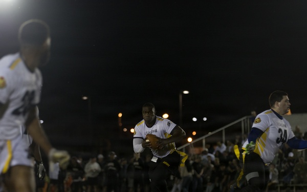 Army-Navy Flag football, Camp Shields, Okinawa, Japan