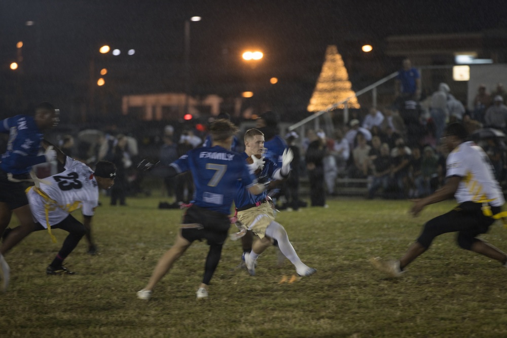 Army-Navy Flag football, Camp Shields, Okinawa, Japan