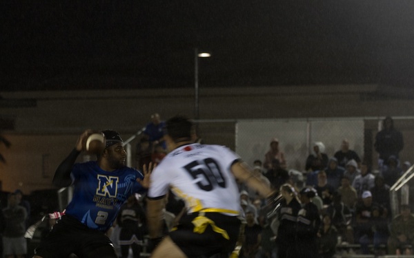 Army-Navy Flag football, Camp Shields, Okinawa, Japan