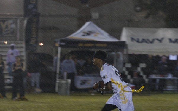 Army-Navy Flag football, Camp Shields, Okinawa, Japan