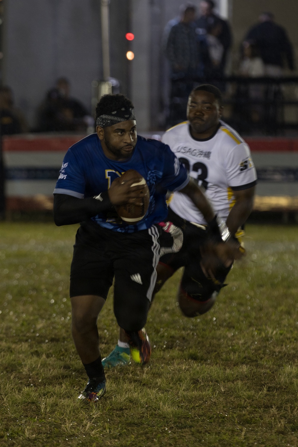 Army-Navy Flag football, Camp Shields, Okinawa, Japan