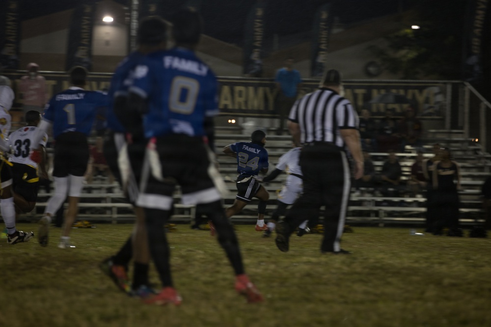 Army-Navy Flag football, Camp Shields, Okinawa, Japan