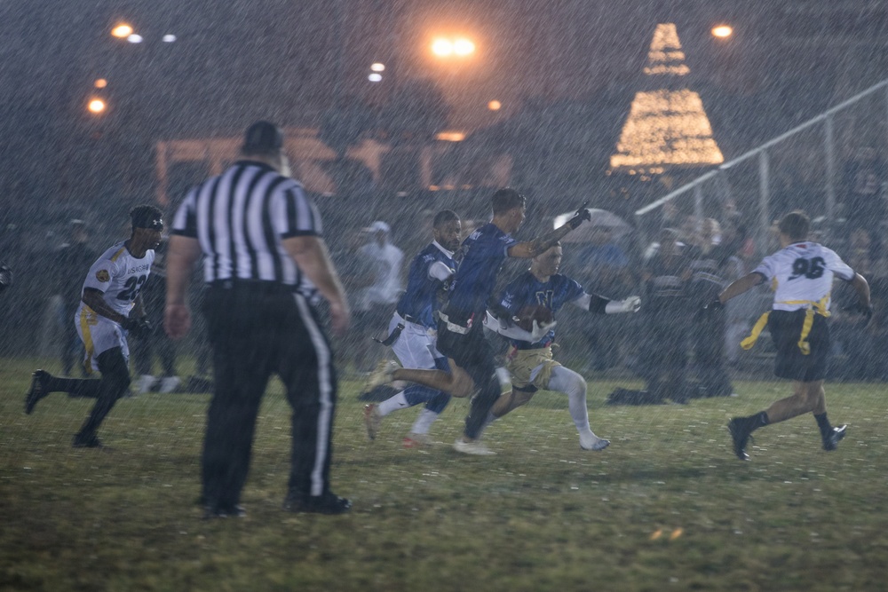Army-Navy Flag football, Camp Shields, Okinawa, Japan