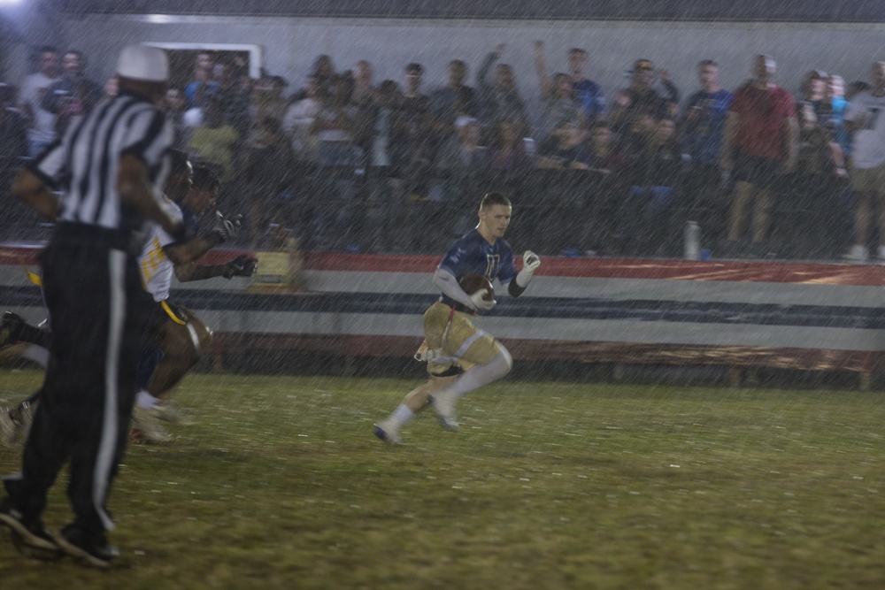 Army-Navy Flag football, Camp Shields, Okinawa, Japan
