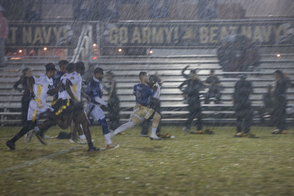 Army-Navy Flag football, Camp Shields, Okinawa, Japan