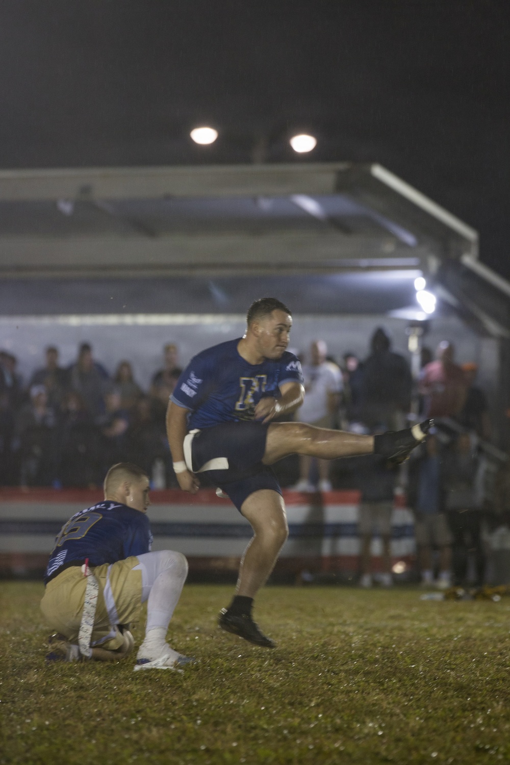 Army-Navy Flag football, Camp Shields, Okinawa, Japan