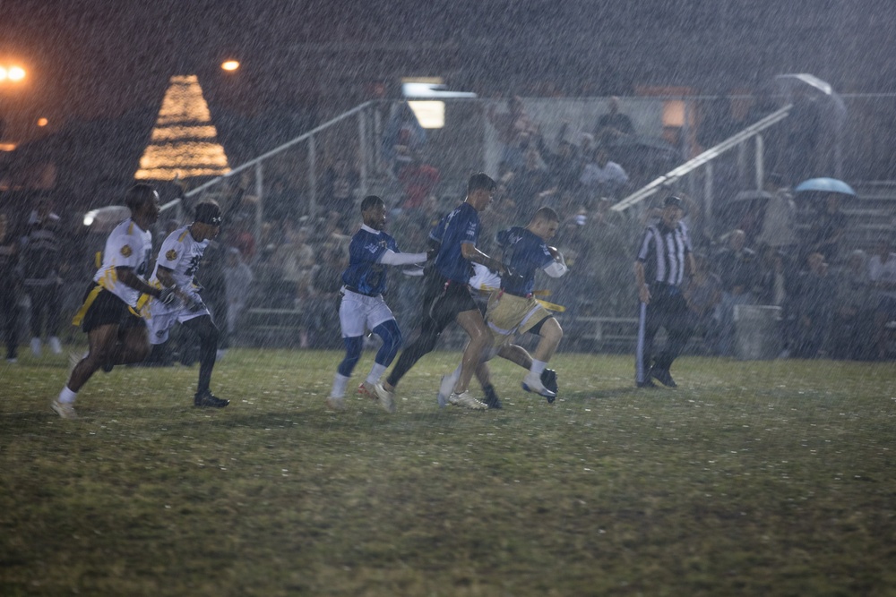 Army-Navy Flag football, Camp Shields, Okinawa, Japan