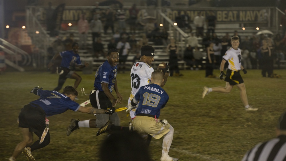 Army-Navy Flag football, Camp Shields, Okinawa, Japan
