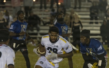 Army-Navy Flag football, Camp Shields, Okinawa, Japan