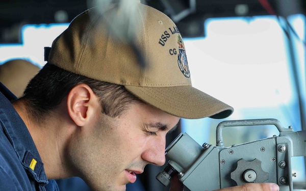 USS Lake Erie (CG 70) Replenishment-At-Sea with USNS Kanawha (T-AO 196)
