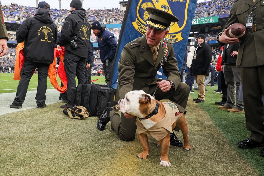 Cpl. Chesty XVI takes on "America's Game"