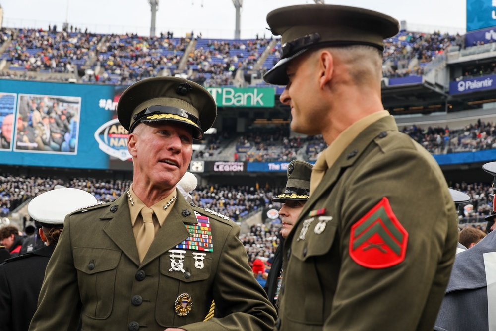 Cpl. Chesty XVI takes on "America's Game"