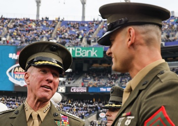 Cpl. Chesty XVI takes on "America's Game"