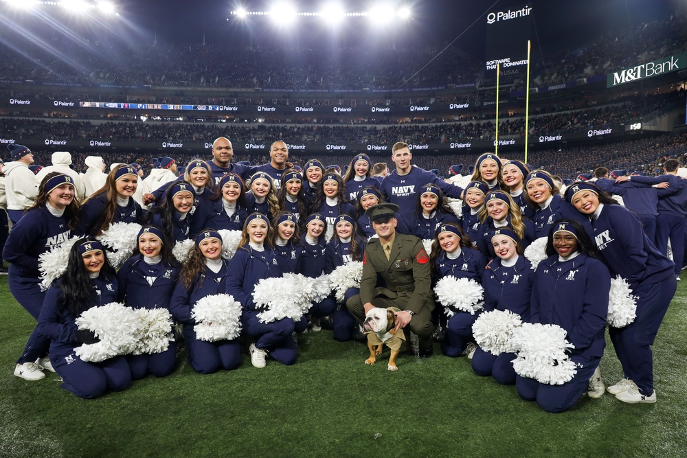 Cpl. Chesty XVI takes on "America's Game"