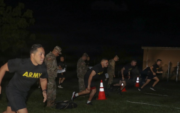 101st Troop Command units conduct Army Fitness Test