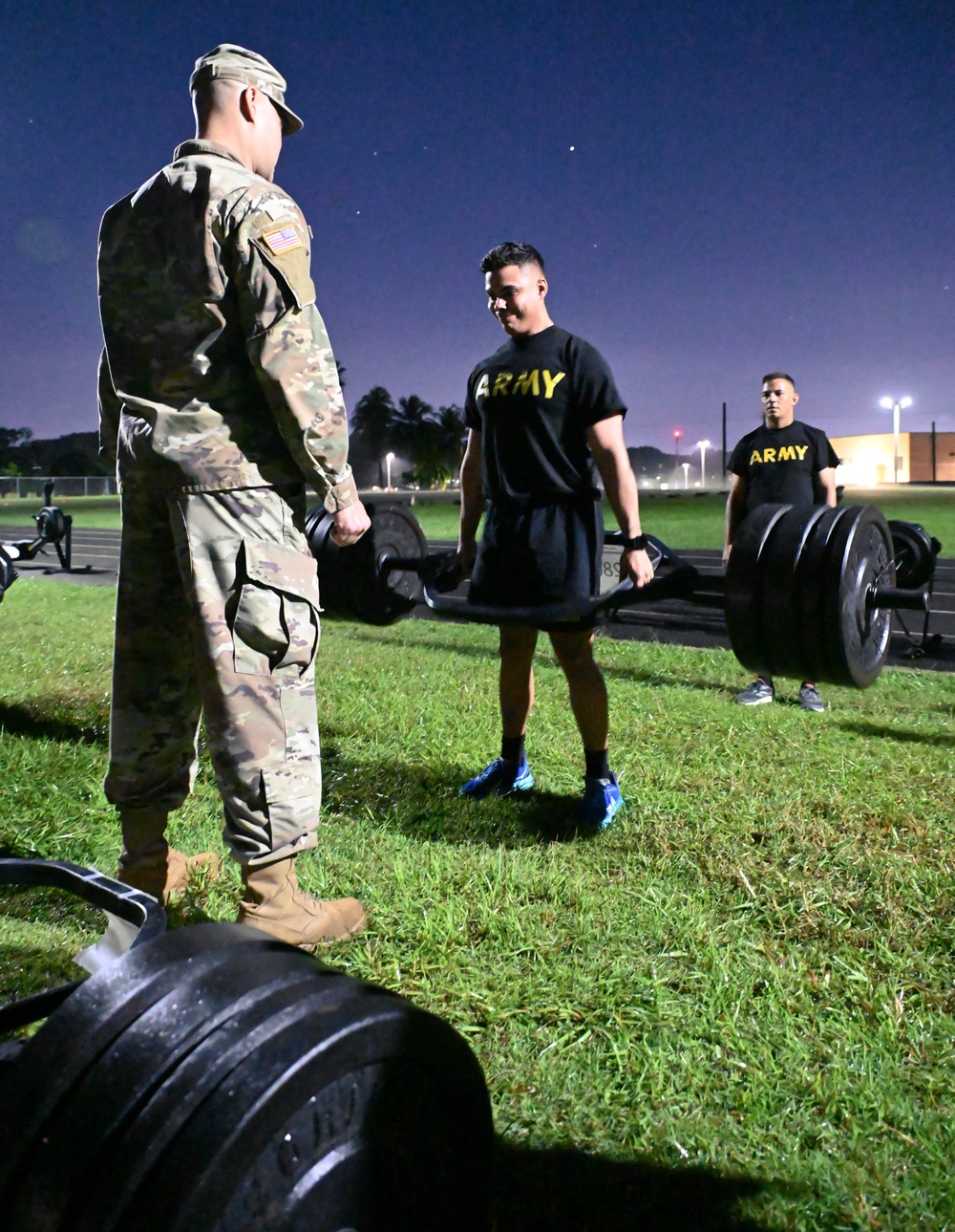 101st Troop Command units conduct Army Fitness Test