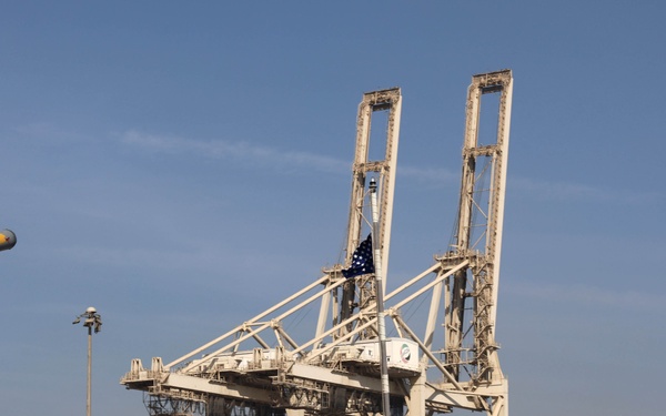 USS Roosevelt (DDG 80) Conducts Sea-and-Anchor, Departs Jebel-Ali, United Arab Emirates