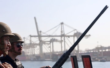 USS Roosevelt (DDG 80) Conducts Sea-and-Anchor, Departs Jebel-Ali, United Arab Emirates