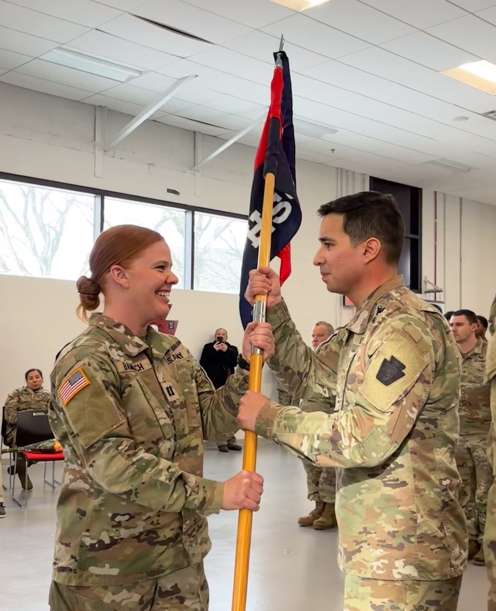 Headquarters Support Company Change of Command Ceremony