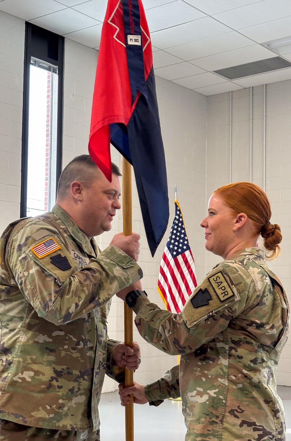 Headquarters Support Company Change of Command Ceremony