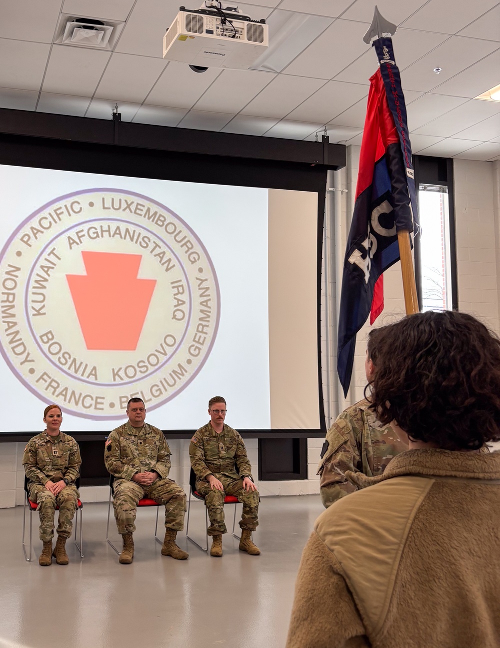 Headquarters Support Company Change of Command Ceremony