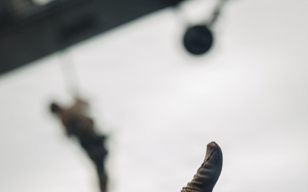 11th MEU Marines, Sailors Conduct Fast-Rope Training Aboard USS Boxer
