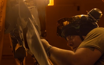 Abraham Lincoln conducts routine operations